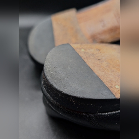 Gucci Brixton Black Leather Collapsible Heel Horse Bit Loafer, 37.5, AS IS - Picture 9 of 12